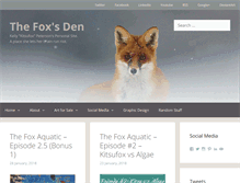 Tablet Screenshot of kitsufox.com
